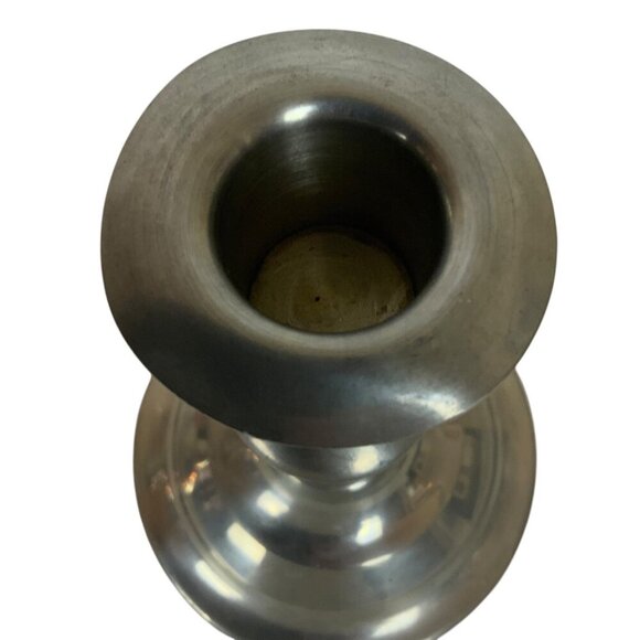 Vintage Stieff Pewter Candlesticks Set of 2 Old Sturbridge Village Candle Holder - Picture 5 of 10